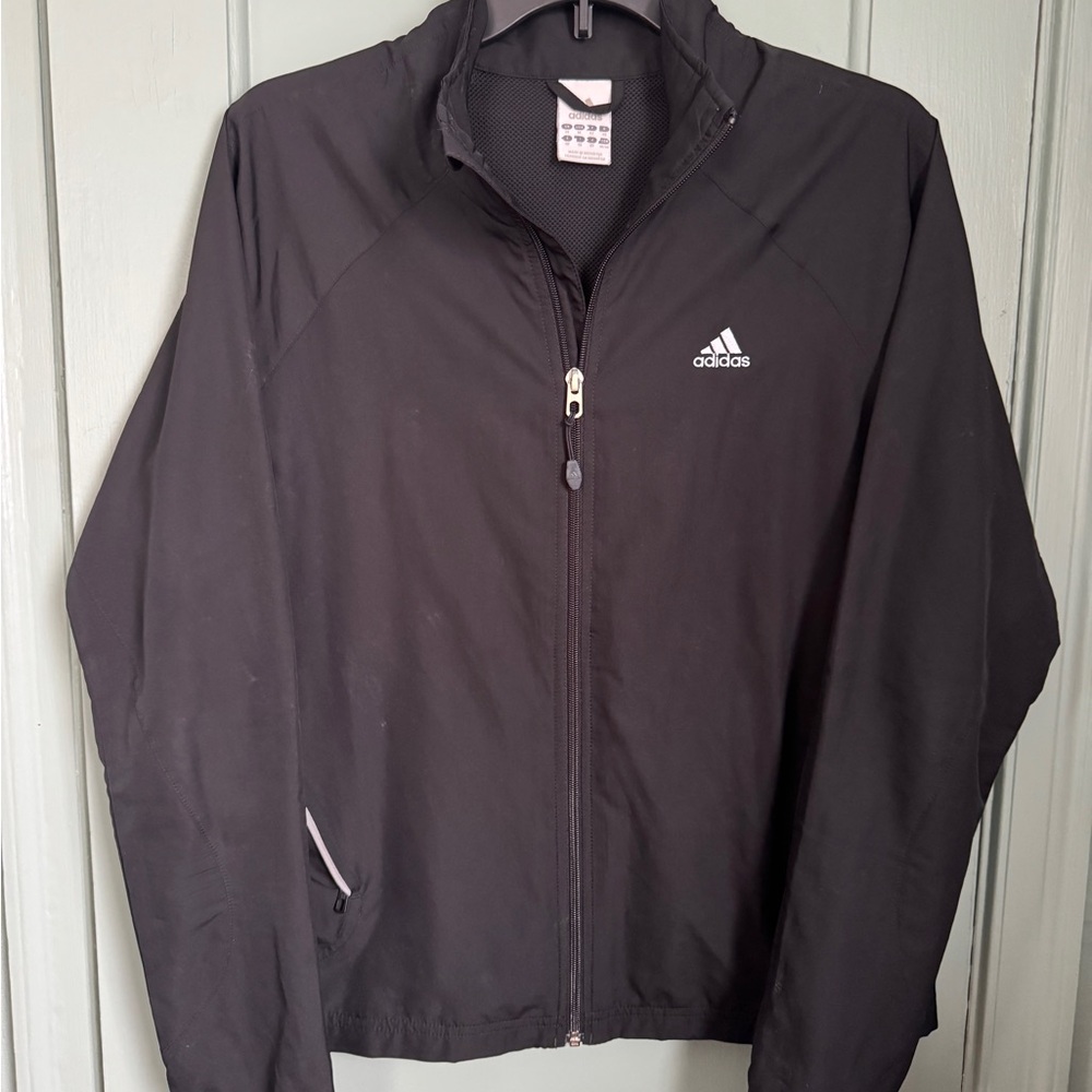 Adidas Black Zip-Up Jacket